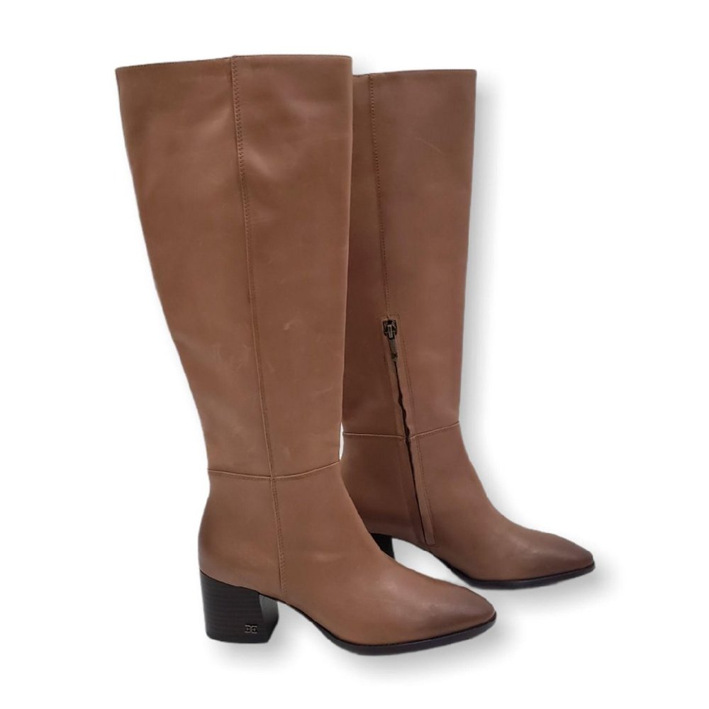Sam Edelman Kerby Burnished Leather Knee High Boot